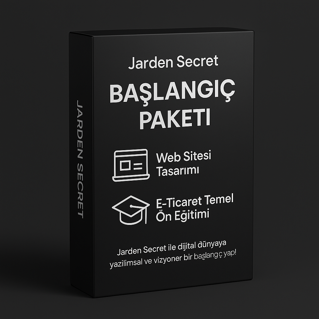 Jarden Secret İleri Düzey Yazılım Paketi – Kodlama Eğitimi, Mobil Oyun Geliştirme ve Web Site Entegrasyonları