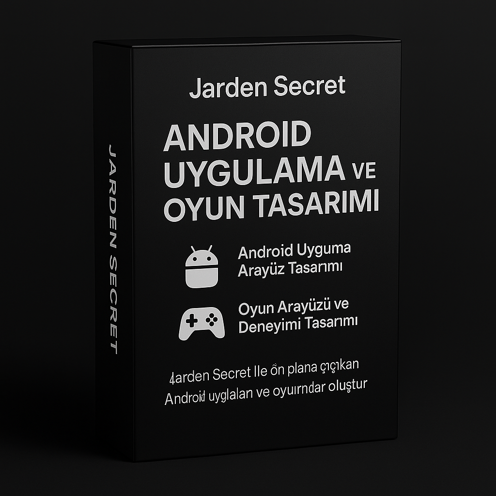 Jarden Secret - ANDROİD Mobil Uygulama ve Oyun Tasarımı Paketi
